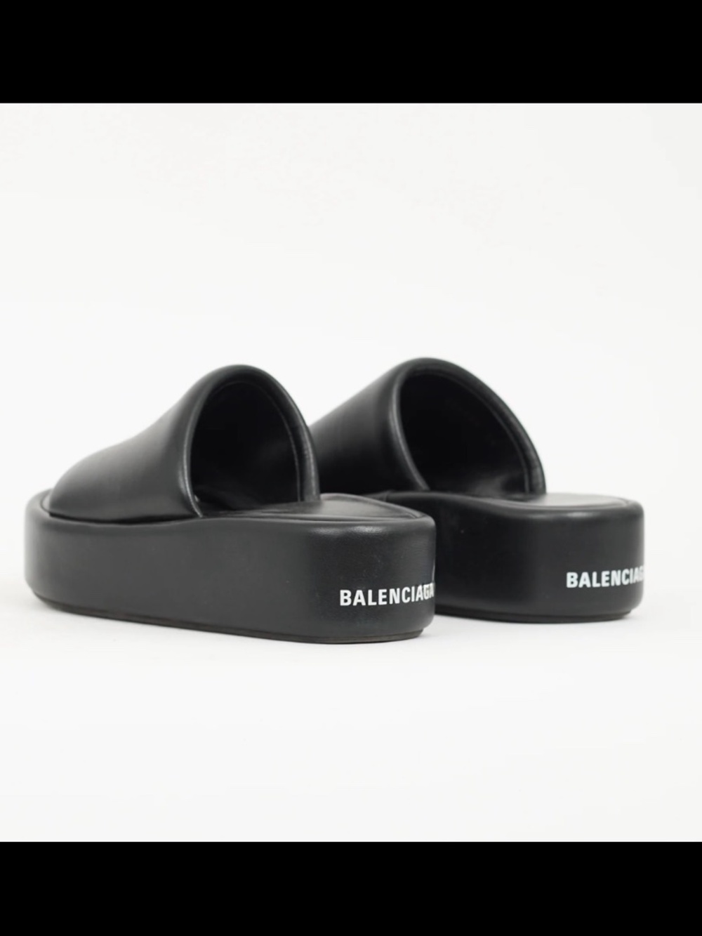 NWT new in box balenciaga rise leather sandals